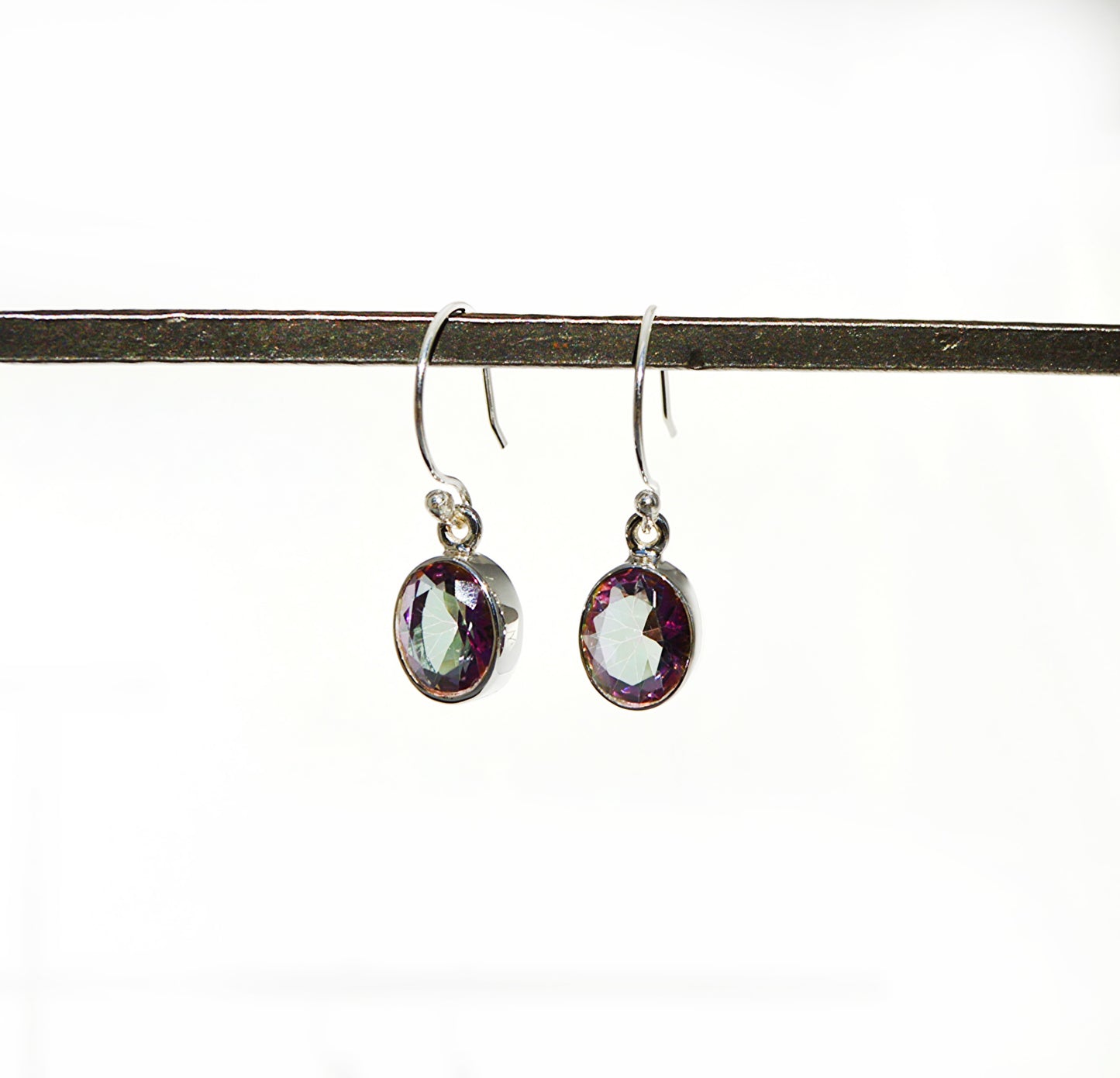 Mystic Topaz Dangle Earrings