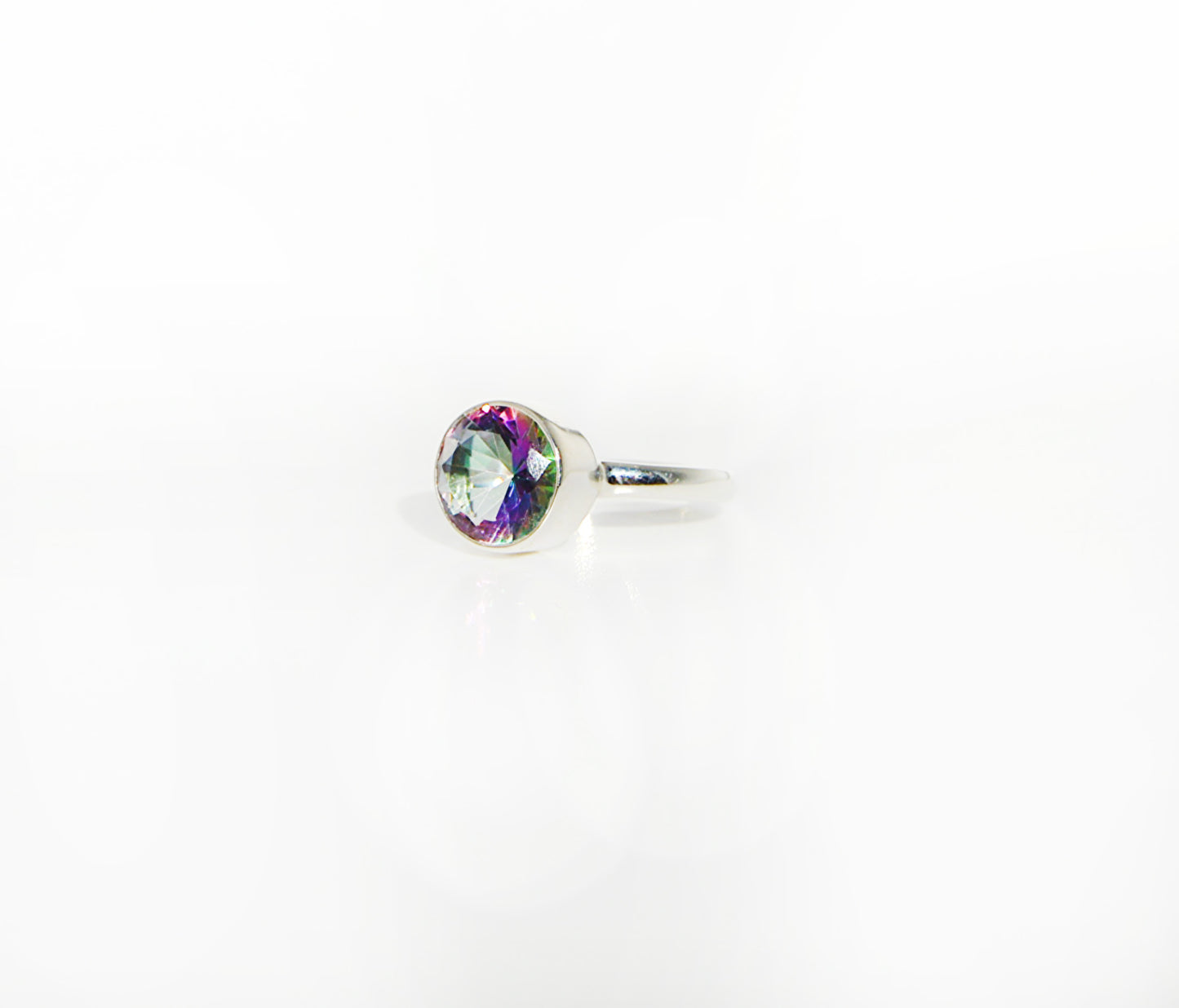 Mystic Topaz Round Grand Ring