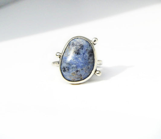 Purple Agate Ring Size 8.5