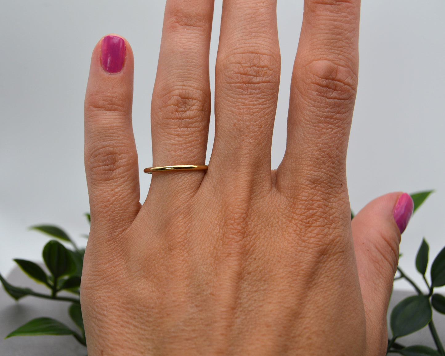 Stack Ring Smooth in Gold or Silver