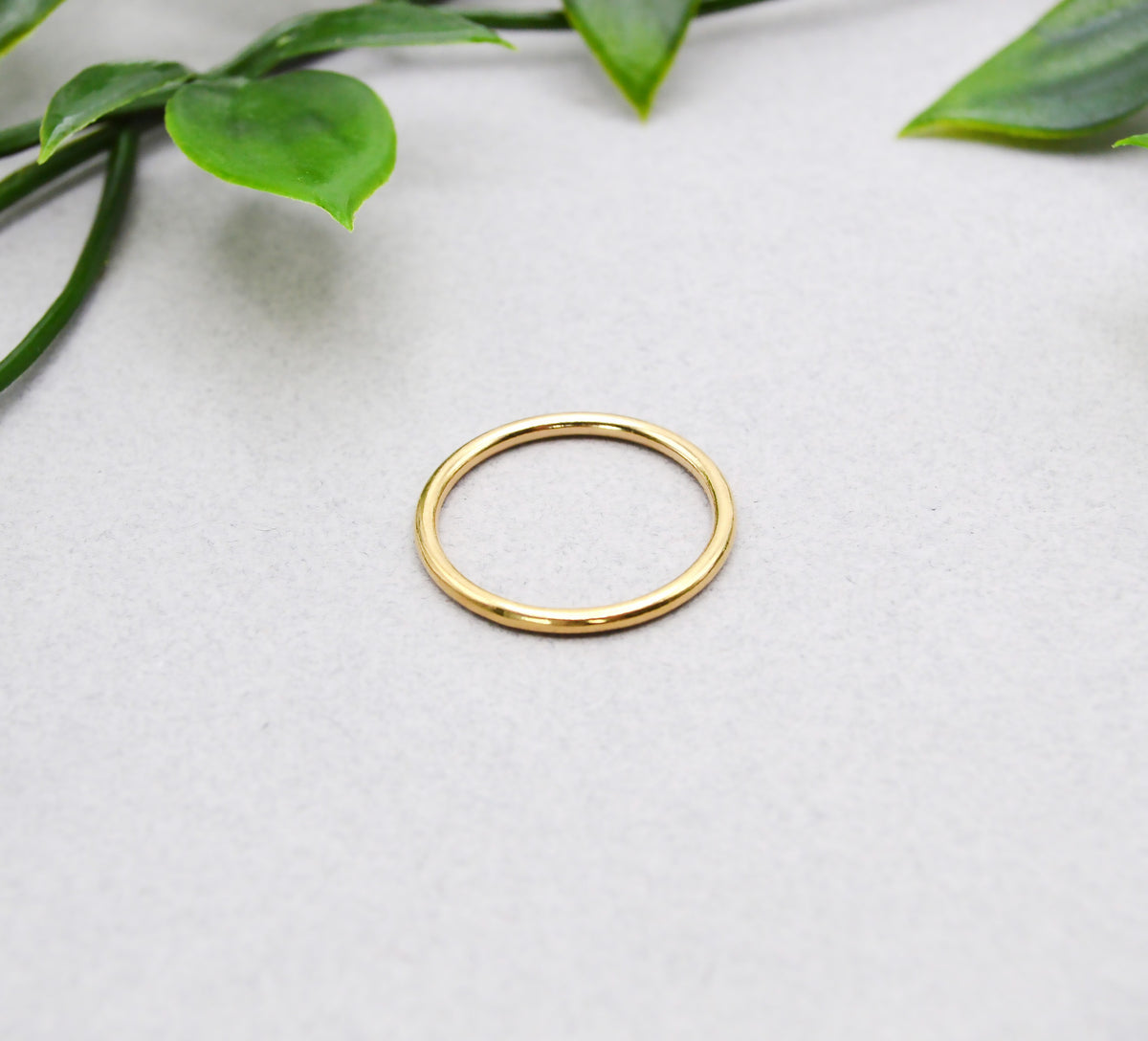 Smooth Stack Ring in Sterling Silver or Gold