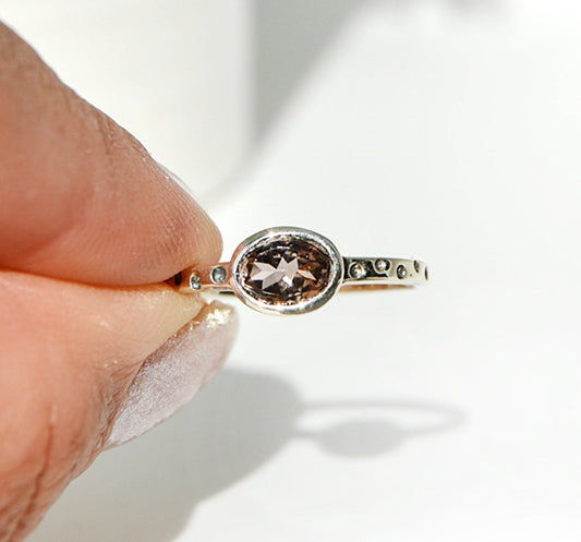 Tourmaline Oval Ring Size 8
