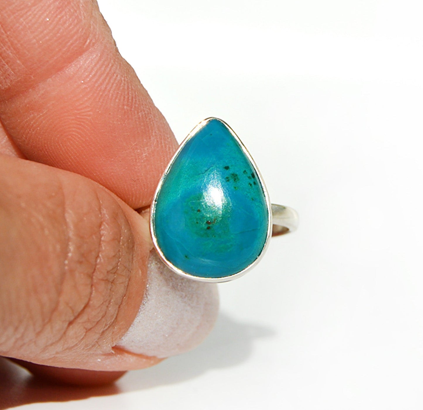 Turquoise Cocktail Ring Size 7