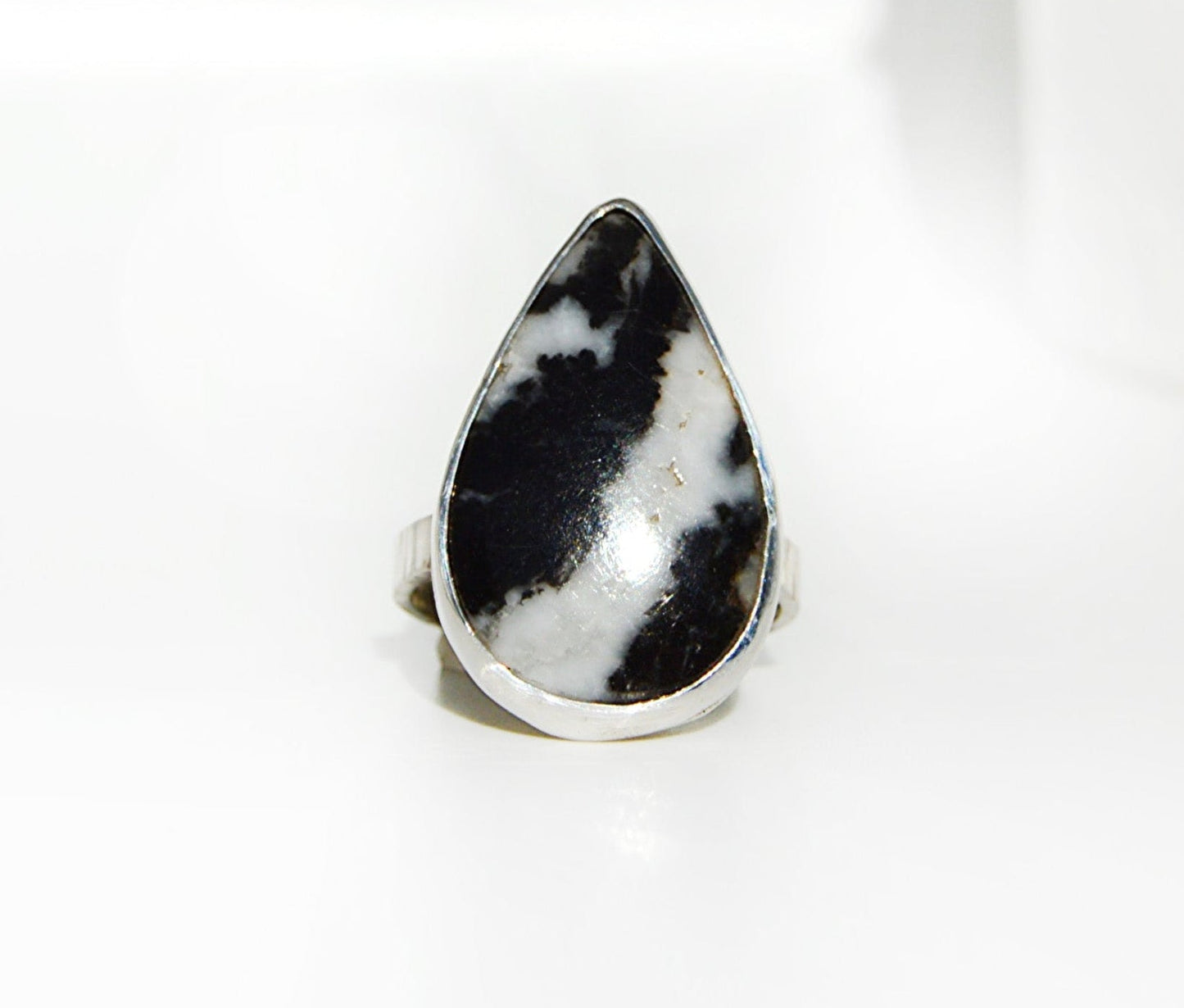 Zebra Agate Ring Size 8.5