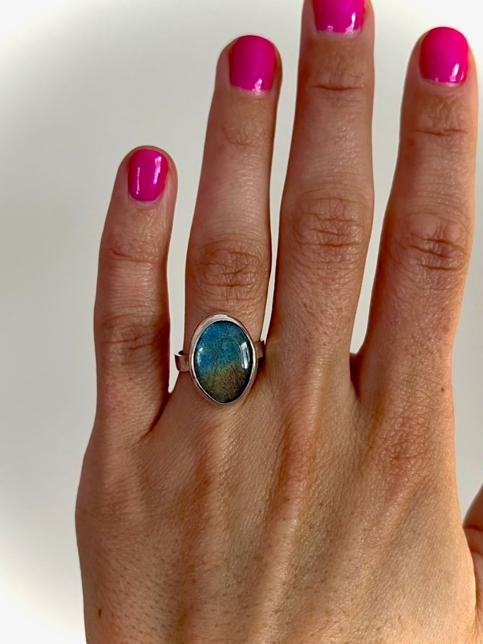 Labradorite Ring Size 7.5