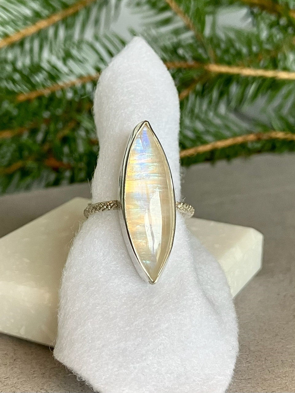 Moonstone Ring Size 7.5