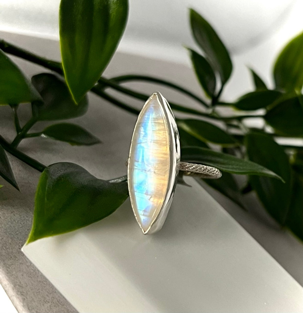 Moonstone Ring Size 7.5