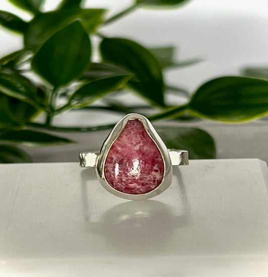 Ruby Zoisite Ring Size 7